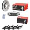 BREMBO Bremsscheibe 09.7806.11 + Bremsbelagsatz, Scheibenbremse P 24 046