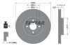TEXTAR Bremsbelagsatz, Scheibenbremse 2370802 + Bremsscheibe 92053500 Bild TEXTAR Bremsbelagsatz, Scheibenbremse 2370802 + Bremsscheibe 92053500