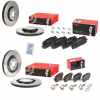 BREMBO Bremsbelagsatz, Scheibenbremse P 85 190 + Bremsbelagsatz, Scheibenbremse P 85 165 + Bremsscheibe 09.D424.11 + Bremsscheibe 09.D423.11