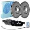 BLUE PRINT Bremsscheibe ADP154309 + Bremsbelagsatz, Scheibenbremse ADP154240