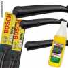 BOSCH Wischblatt 3 397 008 045 + Wischblatt 3 397 118 974 SONAX Reiniger, Scheibenreinigungsanlage 02602000