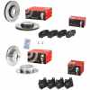 BREMBO Bremsbelagsatz, Scheibenbremse P 59 014 + Bremsbelagsatz, Scheibenbremse P 59 016 + Bremsscheibe 08.5891.10 + Bremsscheibe 09.5749.11