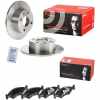 BREMBO Bremsbelagsatz, Scheibenbremse P 24 043 + Bremsscheibe 08.4962.20