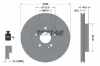 TEXTAR Bremsbelagsatz, Scheibenbremse 2314401 + Bremsscheibe 92105905 Bild TEXTAR Bremsbelagsatz, Scheibenbremse 2314401 + Bremsscheibe 92105905