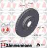 ZIMMERMANN Bremsscheibe 400.5552.20 + Bremsbelagsatz, Scheibenbremse 22944.185.2 Bild ZIMMERMANN Bremsscheibe 400.5552.20 + Bremsbelagsatz, Scheibenbremse 22944.185.2