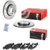 BREMBO Bremsscheibe 09.5527.24 + Bremsbelagsatz, Scheibenbremse P 59 011