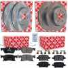 FEBI BILSTEIN Bremsscheibe 104857 + Bremsbelagsatz, Scheibenbremse 171397 + Bremsbelagsatz, Scheibenbremse 116239 + Bremsscheibe 106490