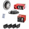 BREMBO Bremsscheibe 09.B041.1X + Bremsbelagsatz, Scheibenbremse P 78 016