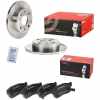 BREMBO Bremsscheibe 08.9138.10 + Bremsbelagsatz, Scheibenbremse P 79 012