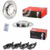 BREMBO Bremsbelagsatz, Scheibenbremse P 85 025 + Bremsscheibe 08.6785.10