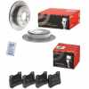 BREMBO Bremsbelagsatz, Scheibenbremse P 61 058 + Bremsscheibe 08.6931.11 Bild BREMBO Bremsbelagsatz, Scheibenbremse P 61 058 + Bremsscheibe 08.6931.11