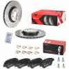 BREMBO Bremsbelagsatz, Scheibenbremse P 23 119 + Bremsscheibe 09.4939.1X