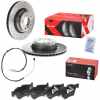 BREMBO Bremsbelagsatz, Scheibenbremse P 06 036 + Warnkontakt, Bremsbelagverschlei&szlig; A 00 441 + Bremsscheibe 09.A259.1X