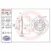 BREMBO Bremsbelagsatz, Scheibenbremse P 85 073X + Bremsscheibe 08.9488.1X Bild BREMBO Bremsbelagsatz, Scheibenbremse P 85 073X + Bremsscheibe 08.9488.1X