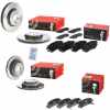 BREMBO Bremsbelagsatz, Scheibenbremse P 78 017 + Bremsscheibe 09.A870.11 + Bremsbelagsatz, Scheibenbremse P 78 011 + Bremsscheibe 09.B041.11