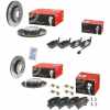BREMBO Bremsscheibe 09.9167.11 + Bremsscheibe 08.9488.11 + Bremsbelagsatz, Scheibenbremse P 85 072 + Bremsbelagsatz, Scheibenbremse P 85 073