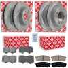 FEBI BILSTEIN Bremsscheibe 108388 + Bremsscheibe 108458 + Bremsbelagsatz, Scheibenbremse 16732 + Bremsbelagsatz, Scheibenbremse 16726