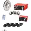 BREMBO Bremsscheibe 09.6816.10 + Bremsbelagsatz, Scheibenbremse P 24 039