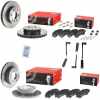 BREMBO Bremsbelagsatz, Scheibenbremse P 50 155 + Warnkontakt, Bremsbelagverschleiß A 00 287 + Warnkontakt, Bremsbelagverschleiß A 00 291 + Bremsscheibe 09.A895.11 + Bremsscheibe 08.D045.11 + Bremsbelagsatz, Scheibenbremse P 50 059 Bild BREMBO Bremsbelagsatz, Scheibenbremse P 50 155 + Warnkontakt, Bremsbelagverschleiß A 00 287 + Warnkontakt, Bremsbelagverschleiß A 00 291 + Bremsscheibe 09.A895.11 + Bremsscheibe 08.D045.11 + Bremsbelagsatz, Scheibenbremse P 50 059
