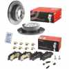BREMBO Bremsscheibe 08.9509.11 + Bremsbelagsatz, Scheibenbremse P 50 084 Bild BREMBO Bremsscheibe 08.9509.11 + Bremsbelagsatz, Scheibenbremse P 50 084