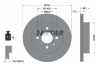 TEXTAR Bremsbelagsatz, Scheibenbremse 2360501 + Bremsscheibe 92135303 Bild TEXTAR Bremsbelagsatz, Scheibenbremse 2360501 + Bremsscheibe 92135303