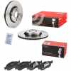 BREMBO Bremsbelagsatz, Scheibenbremse P 24 037 + Bremsscheibe 09.6766.10 Bild BREMBO Bremsbelagsatz, Scheibenbremse P 24 037 + Bremsscheibe 09.6766.10