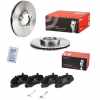 BREMBO Bremsbelagsatz, Scheibenbremse P 24 049 + Bremsscheibe 09.6967.14