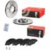 BREMBO Bremsscheibe 09.8960.10 + Bremsbelagsatz, Scheibenbremse P 24 053