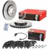 BREMBO Bremsscheibe 09.A758.11 + Bremsbelagsatz, Scheibenbremse P 85 098 Bild BREMBO Bremsscheibe 09.A758.11 + Bremsbelagsatz, Scheibenbremse P 85 098