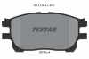 TEXTAR Bremsbelagsatz, Scheibenbremse 2375901 + Bremsscheibe 92135800 Bild TEXTAR Bremsbelagsatz, Scheibenbremse 2375901 + Bremsscheibe 92135800