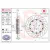BREMBO Bremsscheibe 09.B386.33 + Bremsbelagsatz, Scheibenbremse P 37 018 Bild BREMBO Bremsscheibe 09.B386.33 + Bremsbelagsatz, Scheibenbremse P 37 018