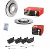 BREMBO Bremsbelagsatz, Scheibenbremse P 61 044 + Bremsscheibe 09.5196.11 Bild BREMBO Bremsbelagsatz, Scheibenbremse P 61 044 + Bremsscheibe 09.5196.11