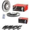 BREMBO Bremsscheibe 09.9468.11 + Bremsbelagsatz, Scheibenbremse P 24 061