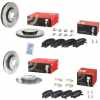 BREMBO Bremsscheibe 08.9460.61 + Bremsbelagsatz, Scheibenbremse P 23 179 + Bremsscheibe 09.5180.41 + Bremsbelagsatz, Scheibenbremse P 23 178