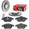 BREMBO Bremsscheibe 09.9162.1X + Bremsbelagsatz, Scheibenbremse P 59 043X Bild BREMBO Bremsscheibe 09.9162.1X + Bremsbelagsatz, Scheibenbremse P 59 043X