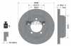 TEXTAR Bremsbelagsatz, Scheibenbremse 2454101 + Warnkontakt, Bremsbelagverschleiß 98040200 + Bremsscheibe 92165303 Bild TEXTAR Bremsbelagsatz, Scheibenbremse 2454101 + Warnkontakt, Bremsbelagverschleiß 98040200 + Bremsscheibe 92165303