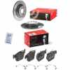 BREMBO Bremsscheibe 08.C501.11 + Bremsbelagsatz, Scheibenbremse P 85 184