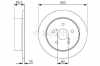 BOSCH Bremsbelagsatz, Scheibenbremse 0 986 424 798 + Bremsscheibe 0 986 479 520 Bild BOSCH Bremsbelagsatz, Scheibenbremse 0 986 424 798 + Bremsscheibe 0 986 479 520