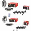 BREMBO Bremsscheibe 09.9167.11 + Bremsbelagsatz, Scheibenbremse P 85 114 + Bremsbelagsatz, Scheibenbremse P 85 072 + Bremsscheibe 08.B413.11