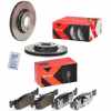 BREMBO Bremsbelagsatz, Scheibenbremse P 68 059X + Bremsscheibe 09.9078.2X