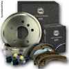 A.B.S. Radbremszylinder 42701X + Bremsbackensatz 8871 + Zubehörsatz, Bremsbacken 0680Q + Bremstrommel 2325-S