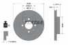 TEXTAR Bremsbelagsatz, Scheibenbremse 2132201 + Bremsscheibe 92060700 Bild TEXTAR Bremsbelagsatz, Scheibenbremse 2132201 + Bremsscheibe 92060700