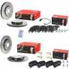 BREMBO Bremsscheibe 09.A758.11 + Bremsscheibe 08.A759.11 + Bremsbelagsatz, Scheibenbremse P 85 098 + Bremsbelagsatz, Scheibenbremse P 85 099
