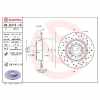 BREMBO Bremsbelagsatz, Scheibenbremse P 85 124 + Bremsscheibe 08.B413.1X Bild BREMBO Bremsbelagsatz, Scheibenbremse P 85 124 + Bremsscheibe 08.B413.1X