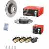 BREMBO Bremsscheibe 08.6768.11 + Bremsbelagsatz, Scheibenbremse P 23 067 Bild BREMBO Bremsscheibe 08.6768.11 + Bremsbelagsatz, Scheibenbremse P 23 067