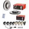 BREMBO Bremsscheibe 09.8324.11 + Bremsbelagsatz, Scheibenbremse P 85 038