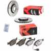 BREMBO Bremsscheibe 09.4939.2X + Bremsbelagsatz, Scheibenbremse P 23 077X