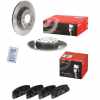BREMBO Bremsbelagsatz, Scheibenbremse P 49 036 + Bremsscheibe 08.A112.11