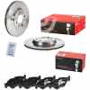 BREMBO Bremsscheibe 09.5035.10 + Bremsbelagsatz, Scheibenbremse P 71 005 Bild BREMBO Bremsscheibe 09.5035.10 + Bremsbelagsatz, Scheibenbremse P 71 005