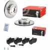 BREMBO Bremsbelagsatz, Scheibenbremse P 85 016 + Bremsscheibe 09.5710.10